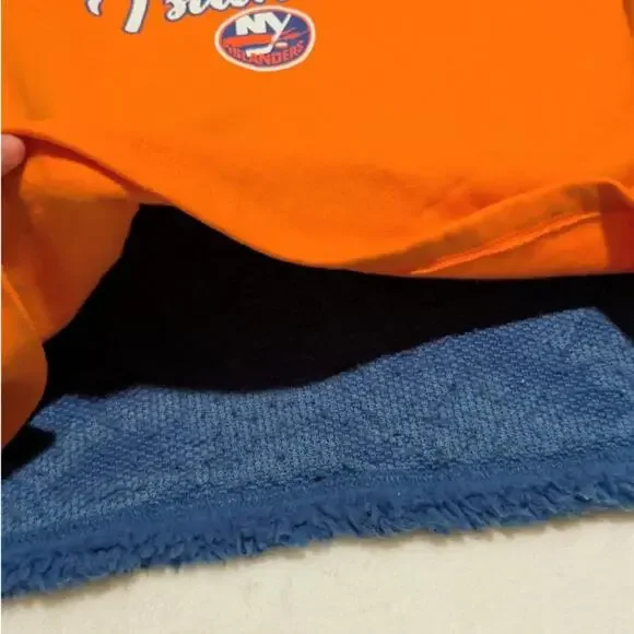 Orange & Blue NHL Newyork Islanders Kids Hoodie Size XL - Picture 4 of 6